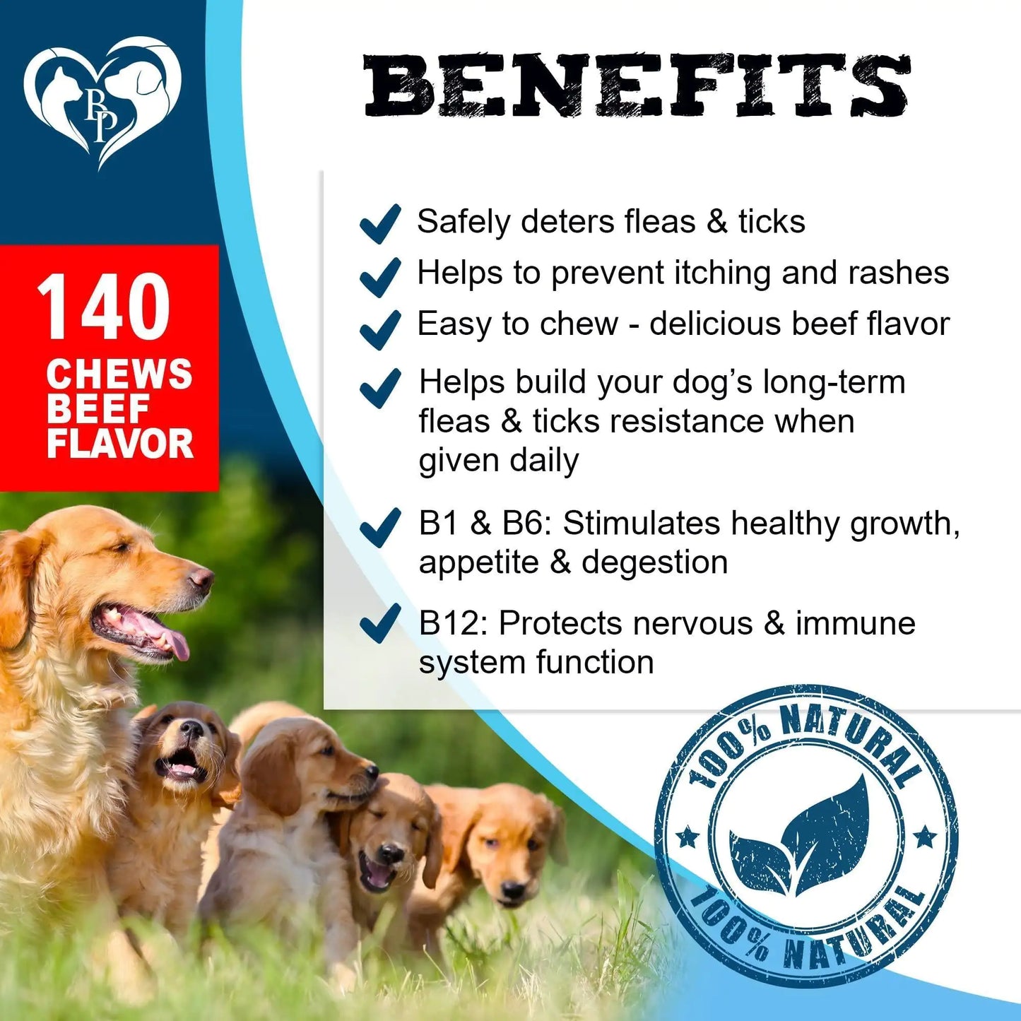 Insects Prevention Chewable Pills for Dogs Chewable Small Treats