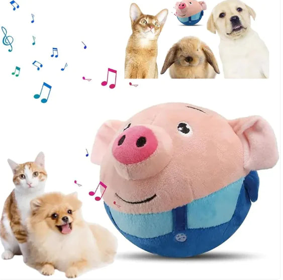 Interactive Squeaky Dog Toy