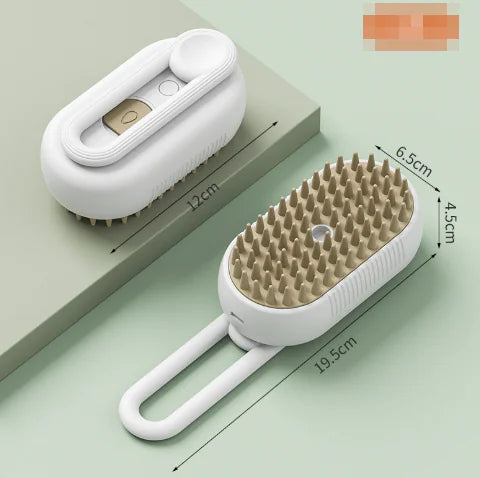 3-in-1 Steam Brush with Foldable Handle