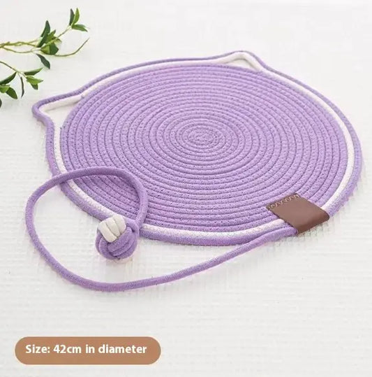 Braided Cotton Cat Mat