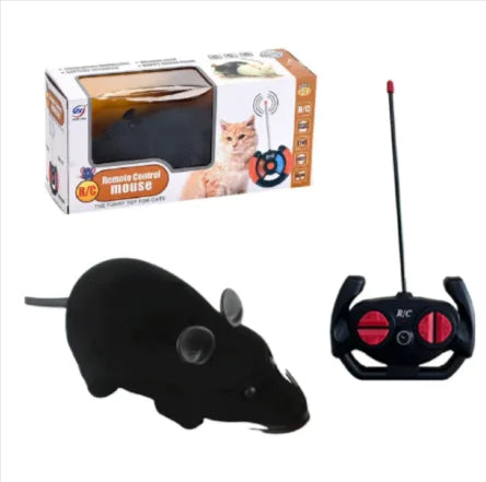 4-Way Remote Control Flocking Mouse Toy