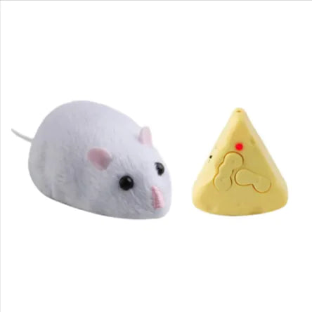 4-Way Remote Control Flocking Mouse Toy