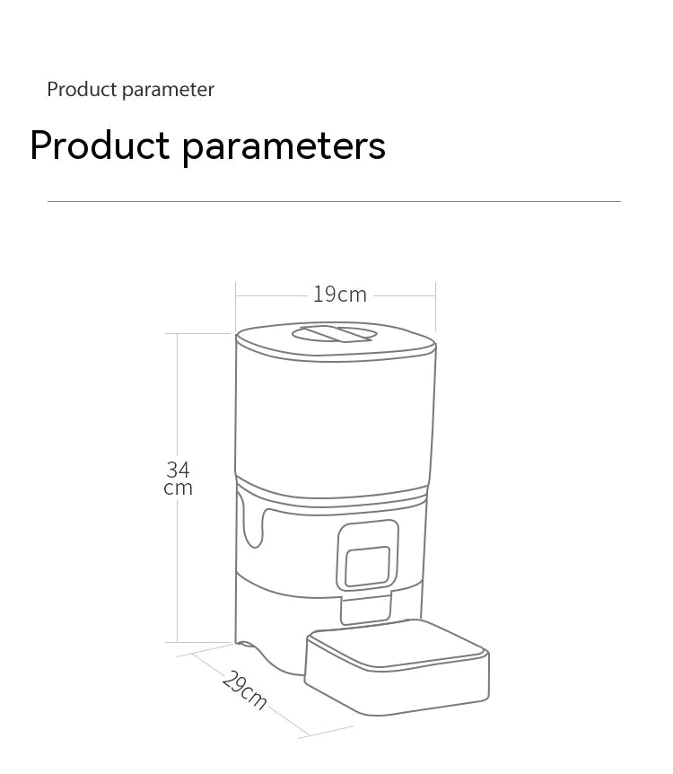 6L Automatic Pet Feeder